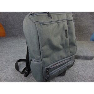eBags Laptop Backpack Mens Oversized EB2146-15.5 Gray Solid Travel Work Tech Bag